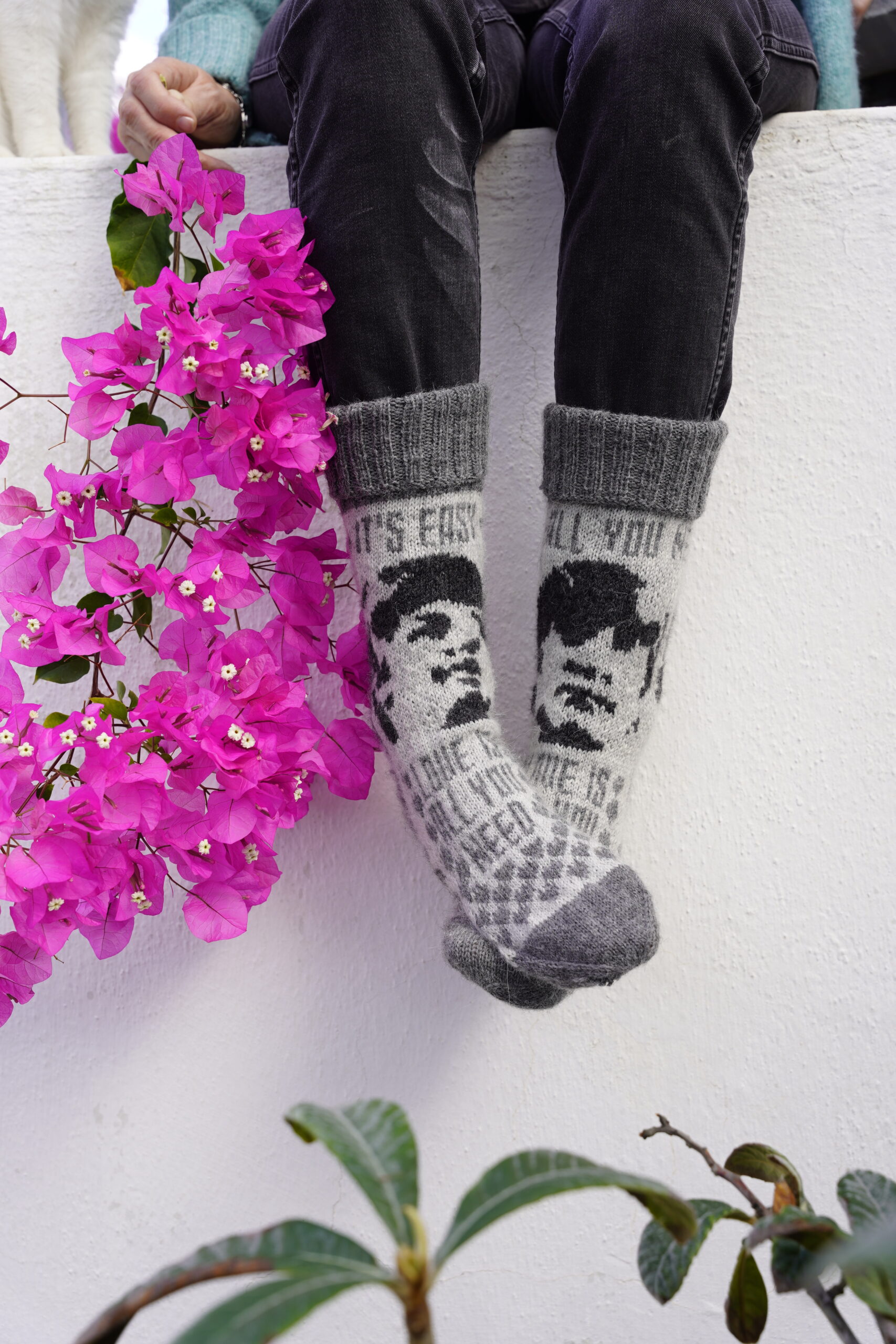 Beatles socks - nedladdningsbart mönster - Bild 2