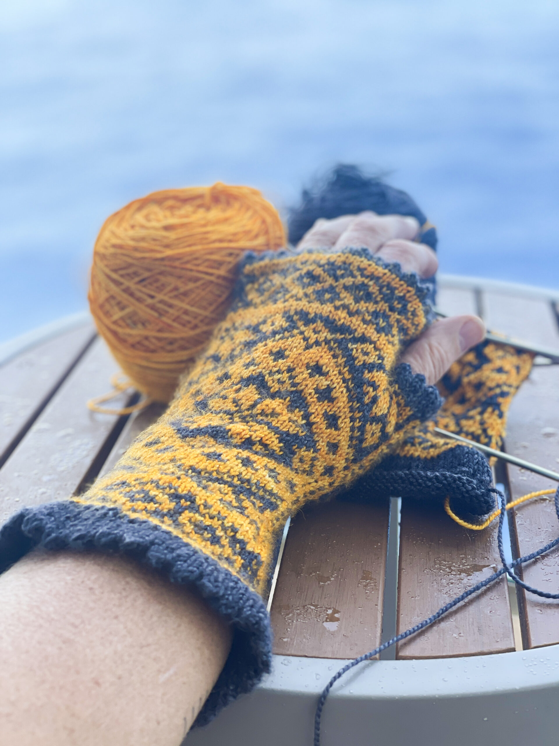 Nightfrost fingerlösa – nedladdningsbart mönster - Bild 5