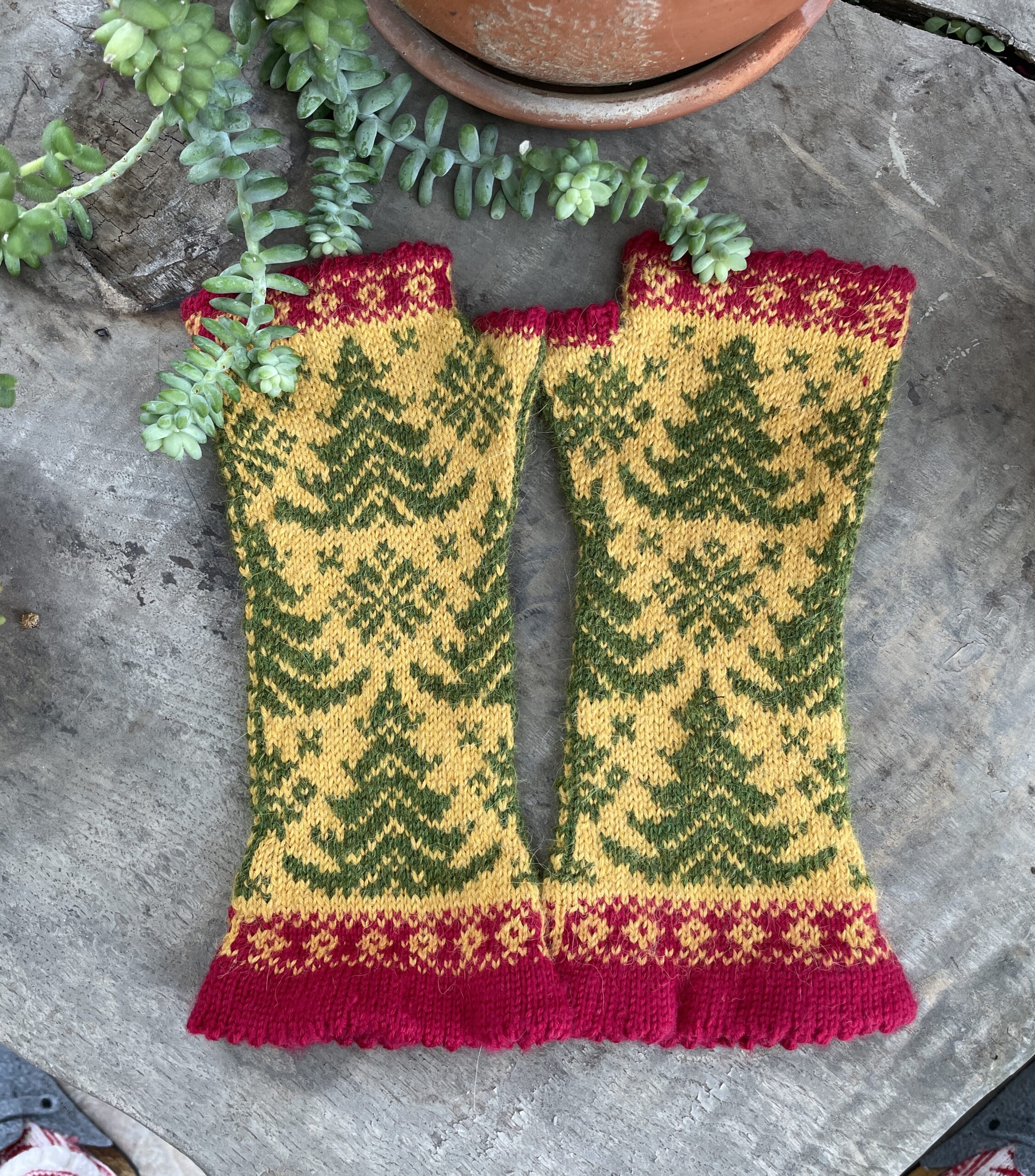 Christmas feeling fingerlösa – nedladdningsbart mönster - Bild 2