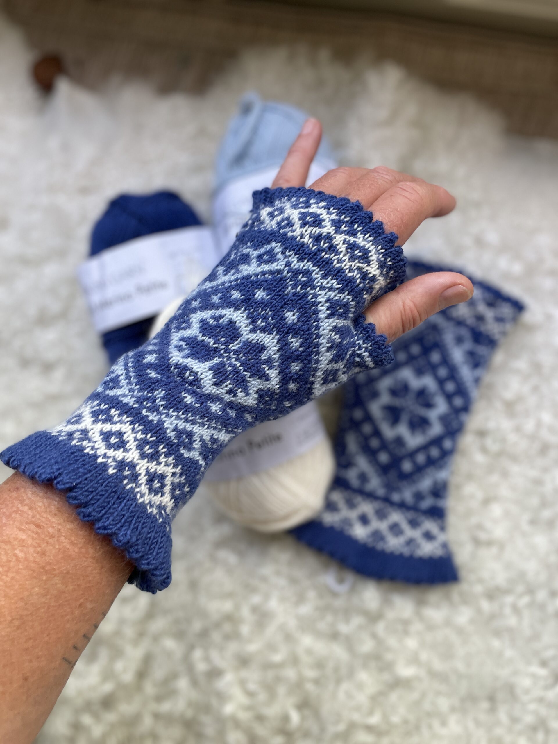 Nightfrost fingerlösa – nedladdningsbart mönster - Bild 7