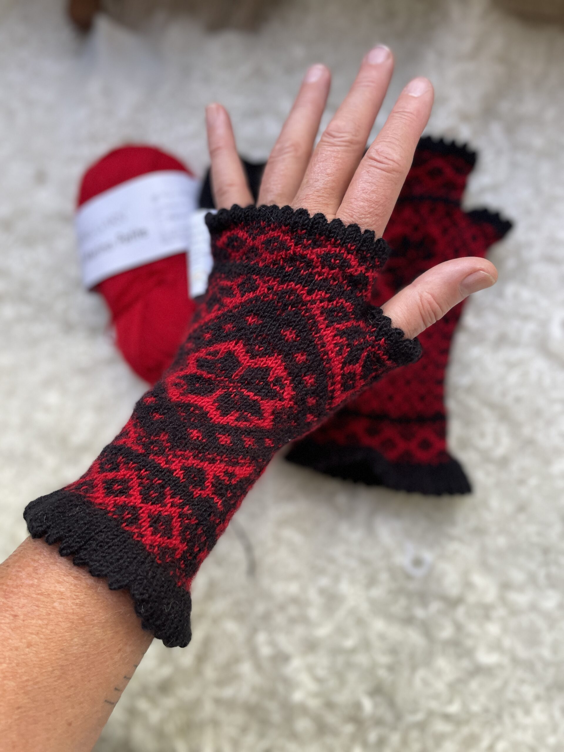Nightfrost fingerlösa – nedladdningsbart mönster - Bild 8