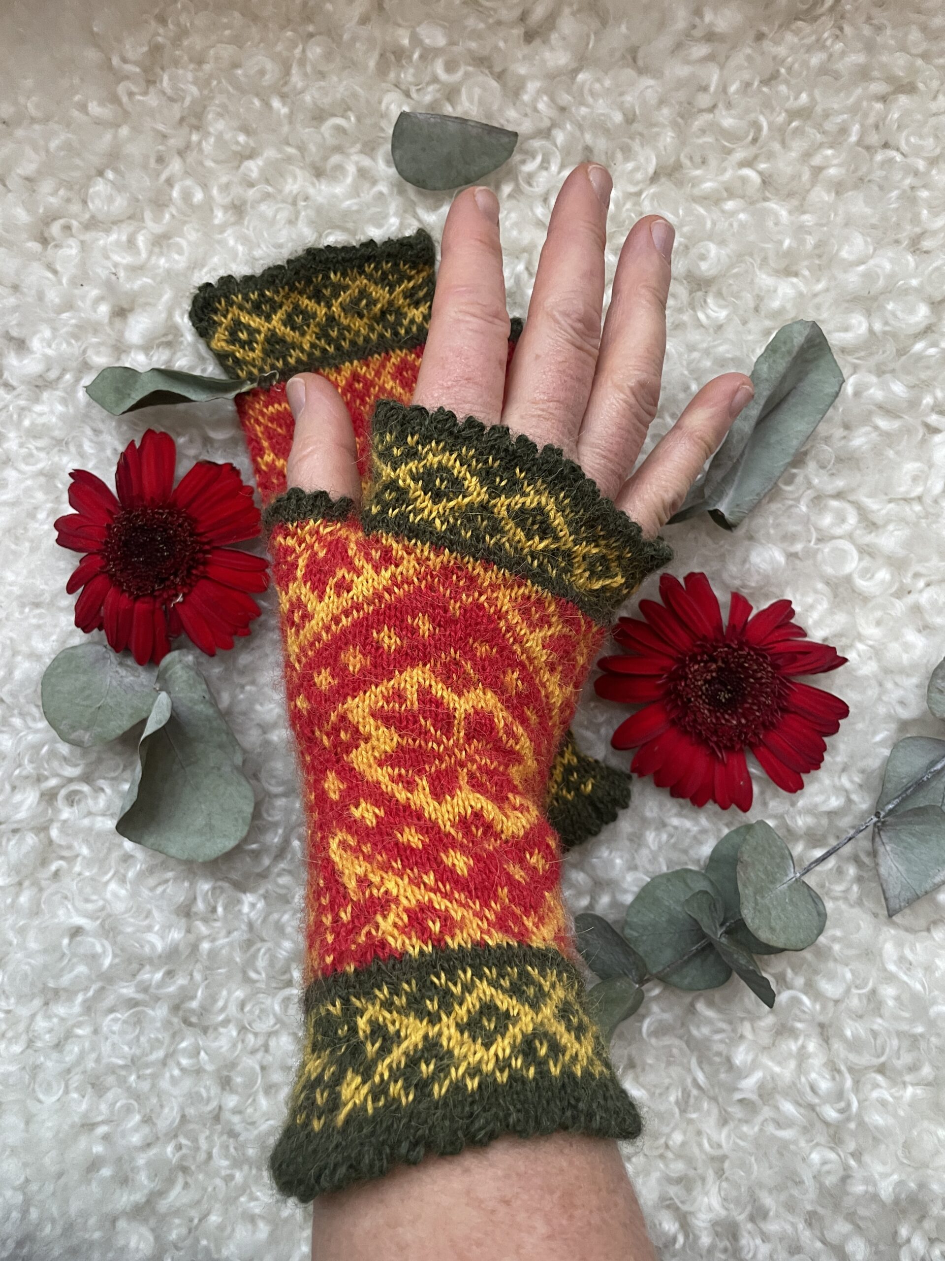 Nightfrost fingerlösa – nedladdningsbart mönster - Bild 3