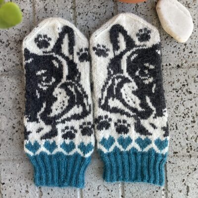 French bulldog – nedladdningsbart mönster