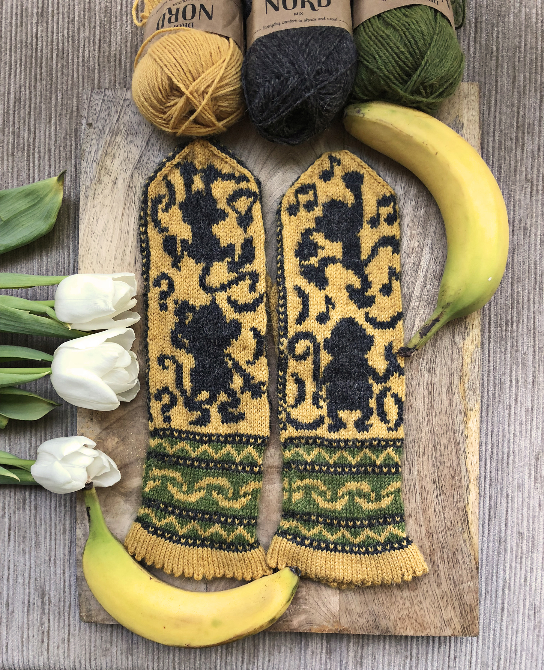 Monkey fun - nedladdningsbart mönster