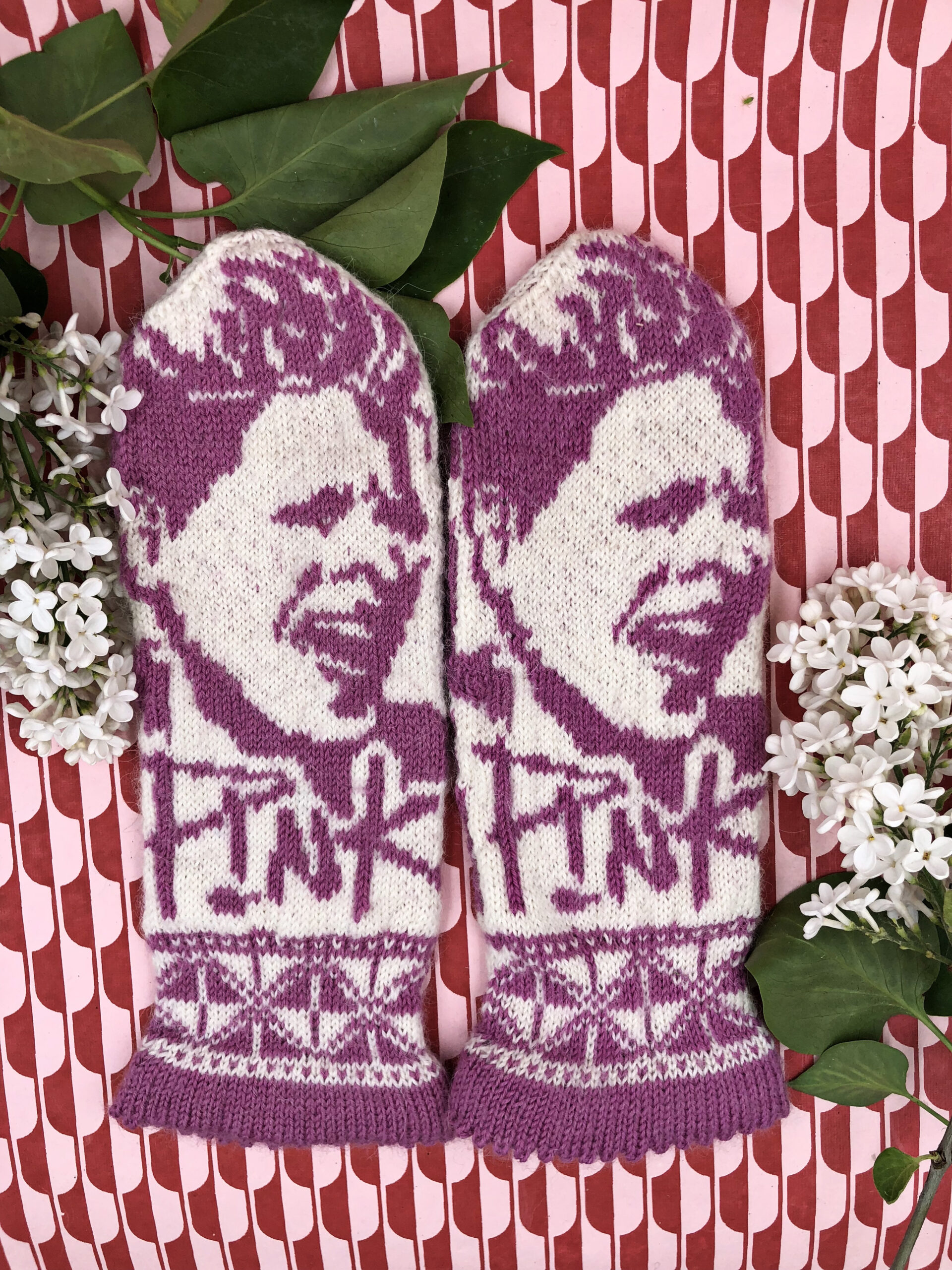Pink - nedladdningsbart mönster
