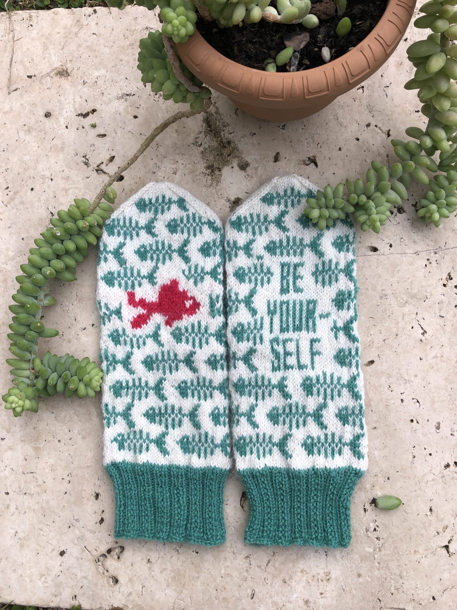 Be yourself - nedladdningsbart mönster