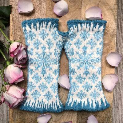 Snowfall fingerless – nedladdningsbart mönster
