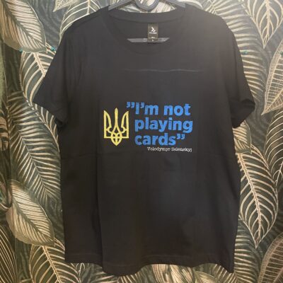 "I'm not playing cards”