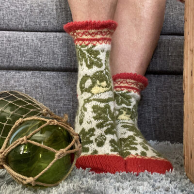 Talgoxe sockor - nedladdningsbart mönster
