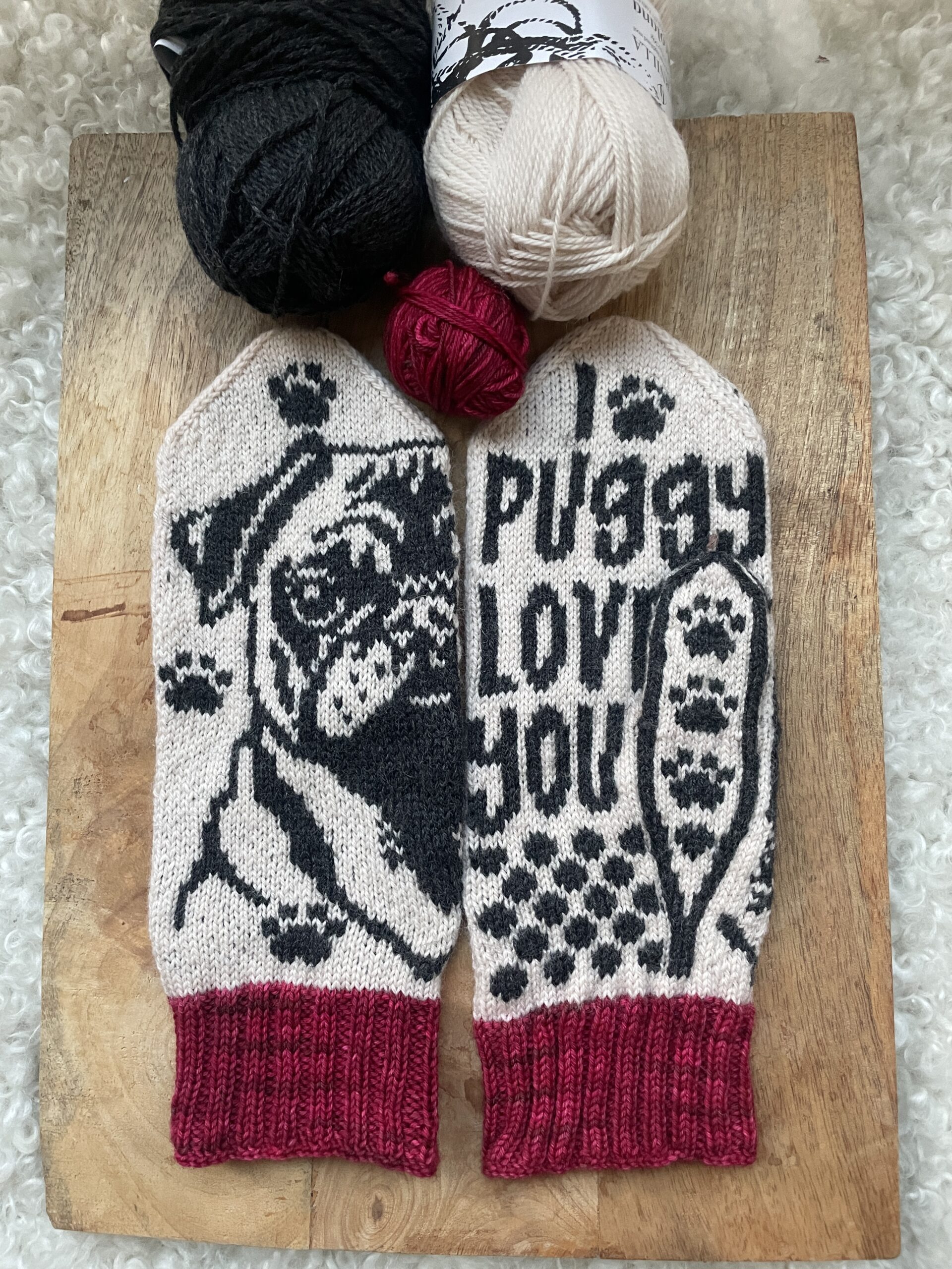 Pug / Mops - nedladdningsbart mönster