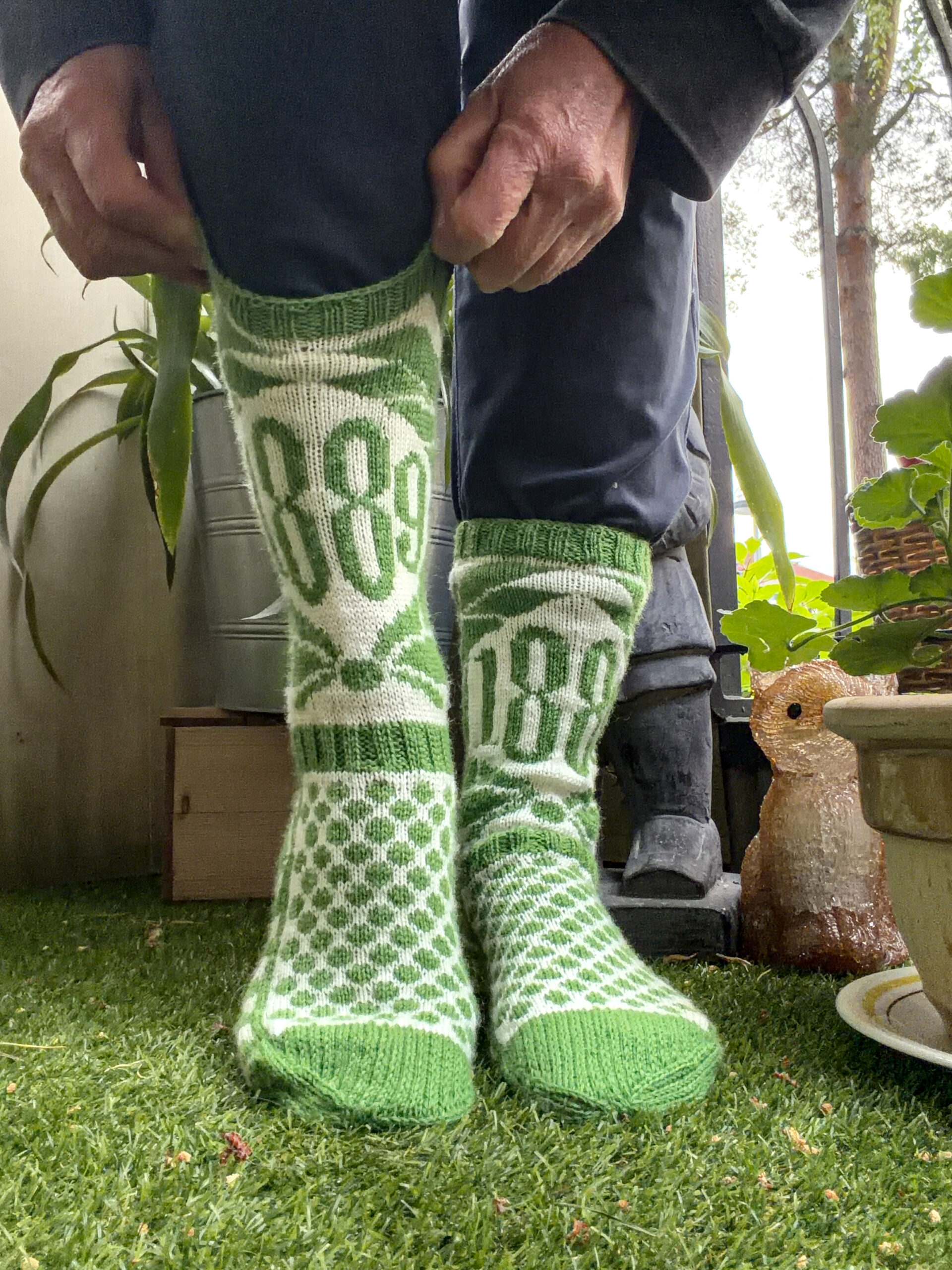 Hammarby sockor - nedladdningsbart mönster
