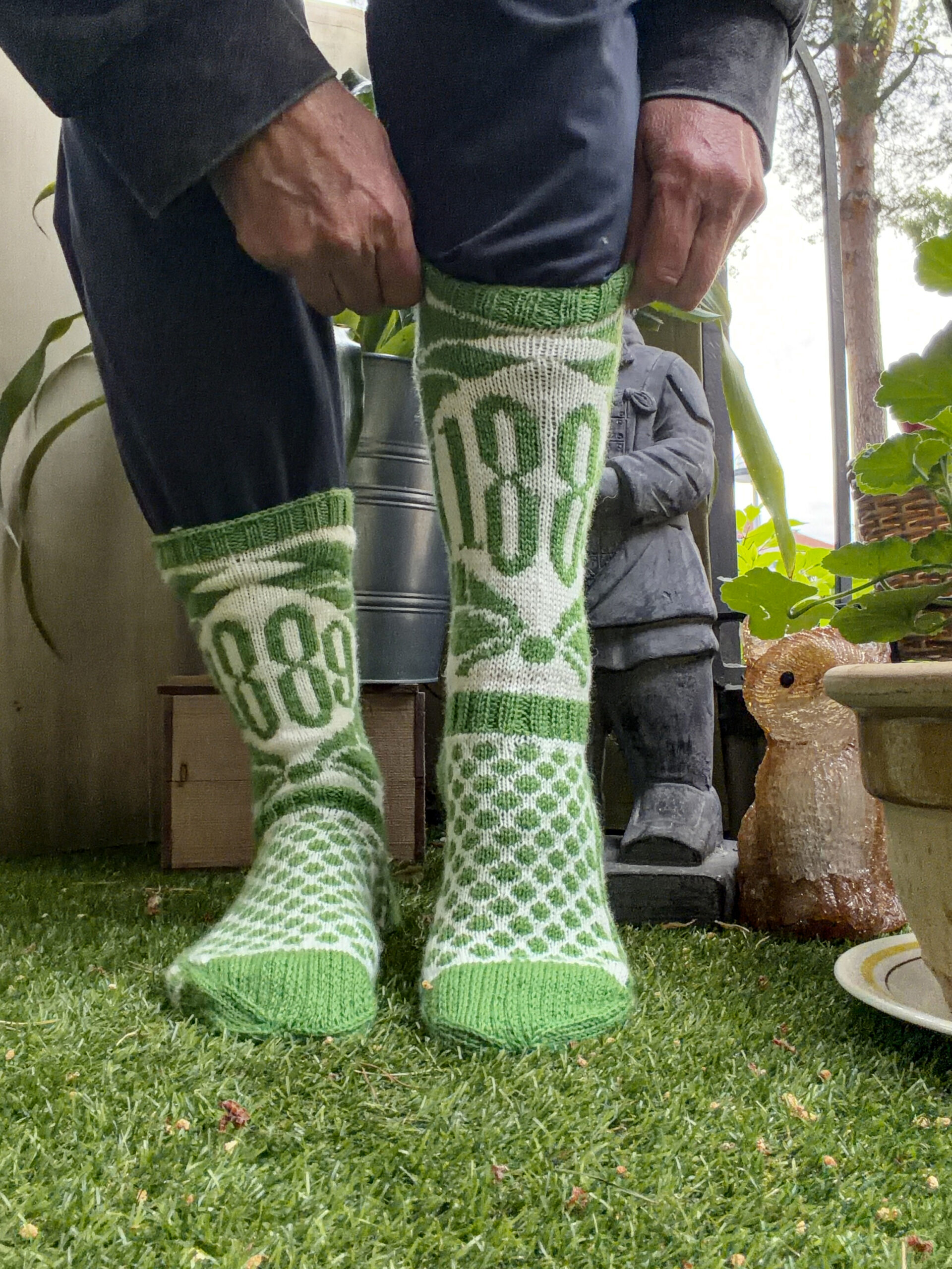 Hammarby sockor - nedladdningsbart mönster - Bild 2