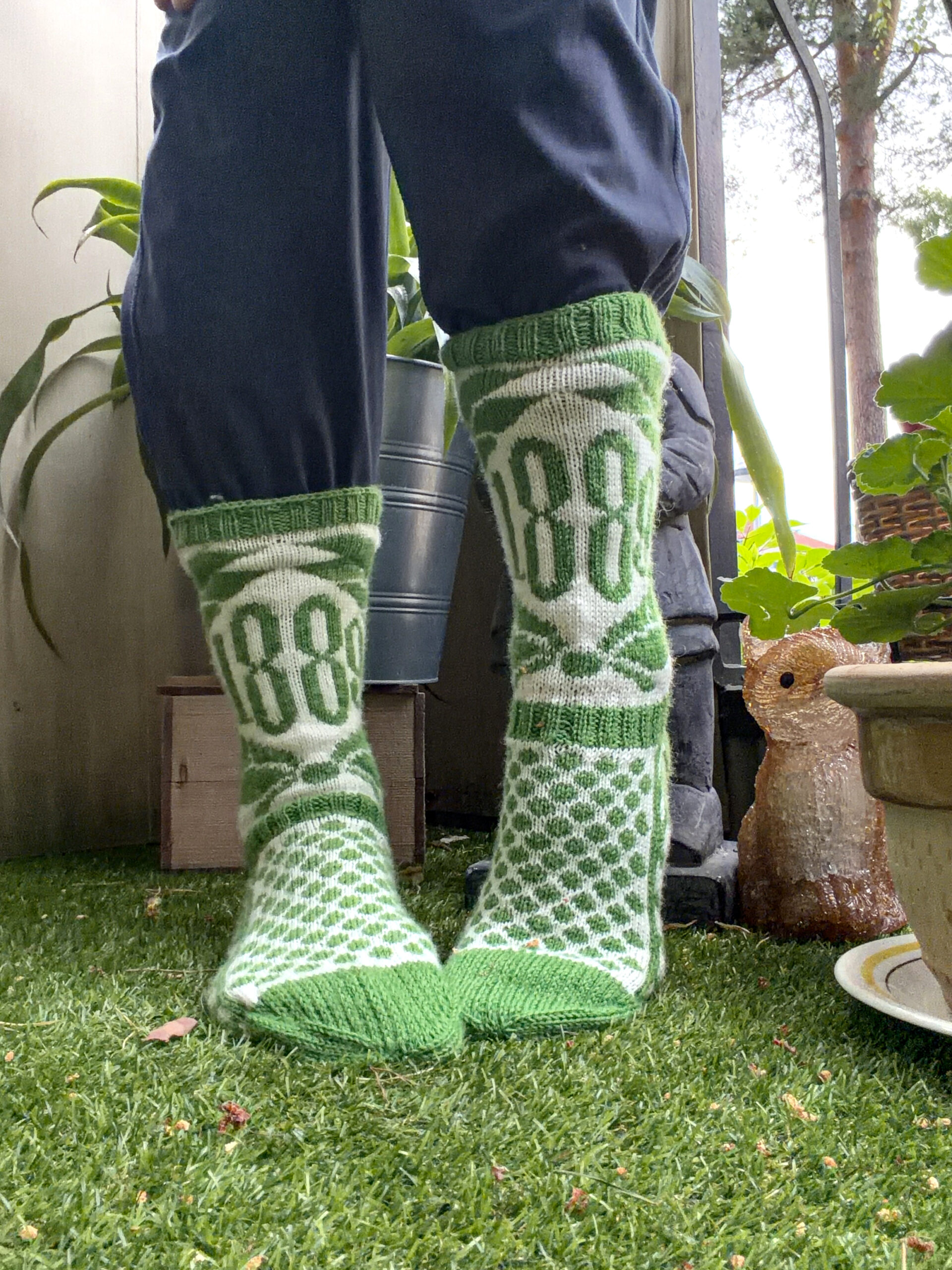 Hammarby sockor - nedladdningsbart mönster - Bild 4