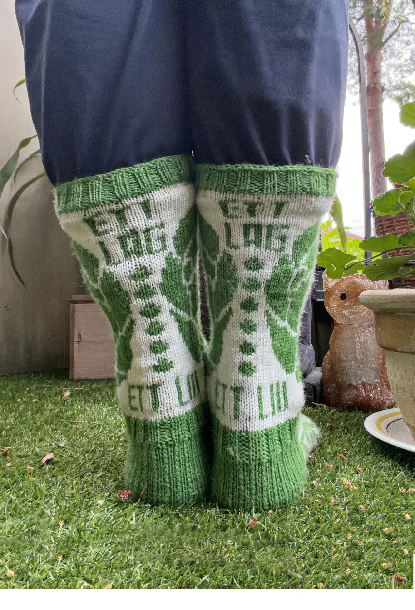 Hammarby sockor - nedladdningsbart mönster - Bild 6