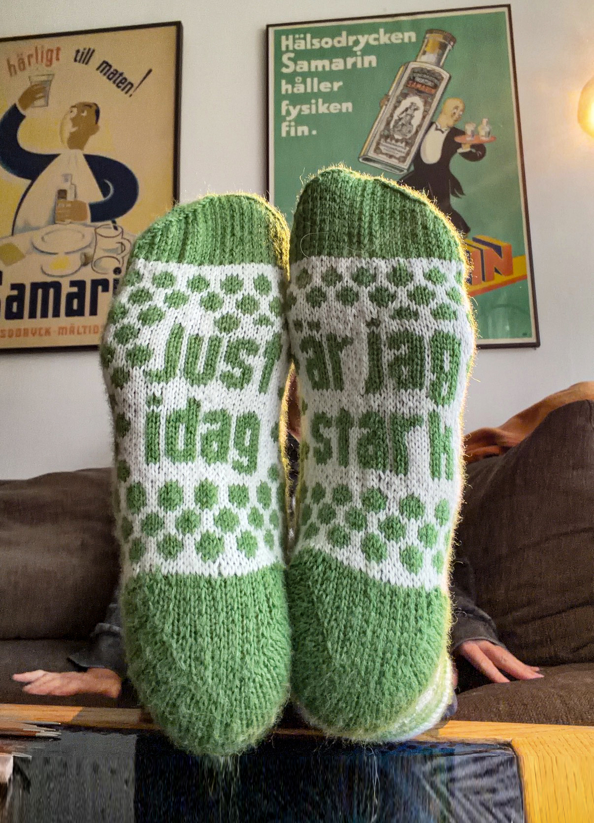 Hammarby sockor - nedladdningsbart mönster - Bild 5